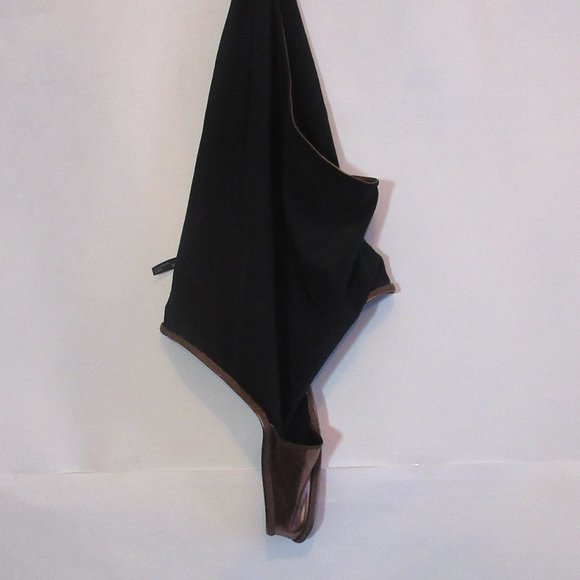 Aritzia  Little Moon  metallic Goldish  Luna Halter Bodysuit  Large - Picture 11 of 11